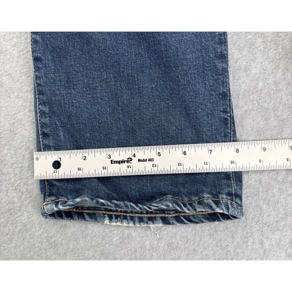 Polo Ralph Lauren Varick Slim Straight Jeans Mens 38x29 Blue Stretch Denim